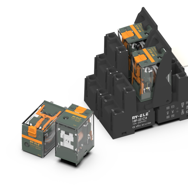 Промежуточное реле 24VDC 220VAC 8Pin с тестовой кнопкой 2NO2NC RXS2CN RY-ELE