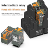 Промежуточное реле 24VDC 220VAC 8Pin с тестовой кнопкой 2NO2NC RXS2CN RY-ELE